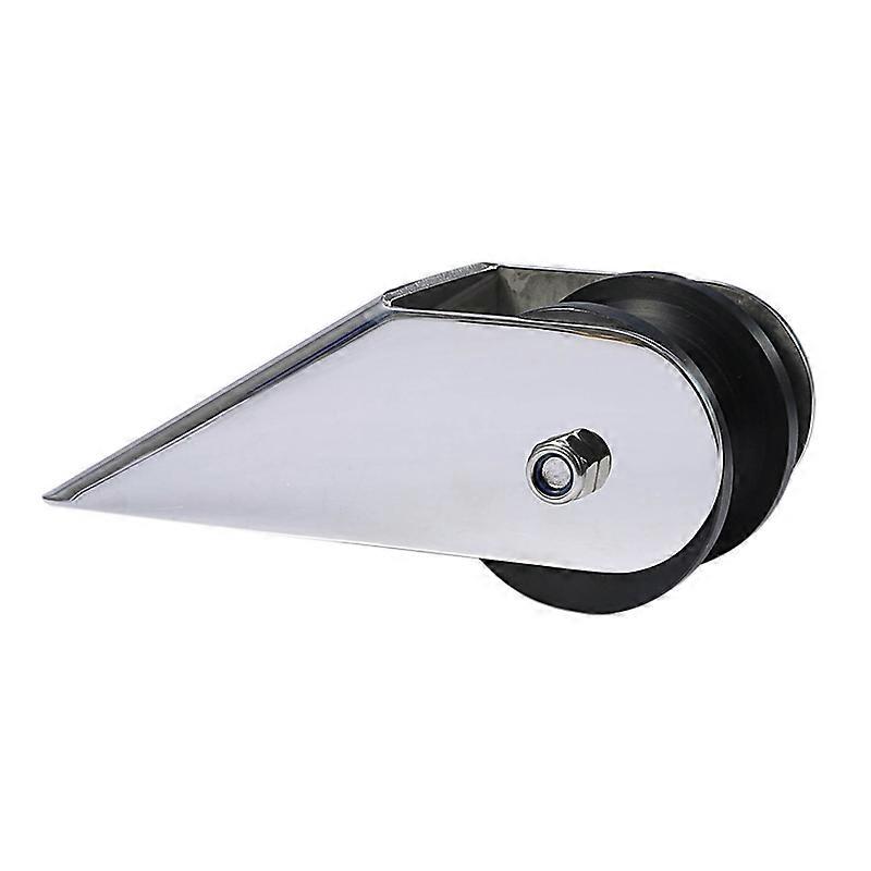 Marine Boat Stainless Steel Bow Anchor Roller Bracket Roller For Yacht (Black)