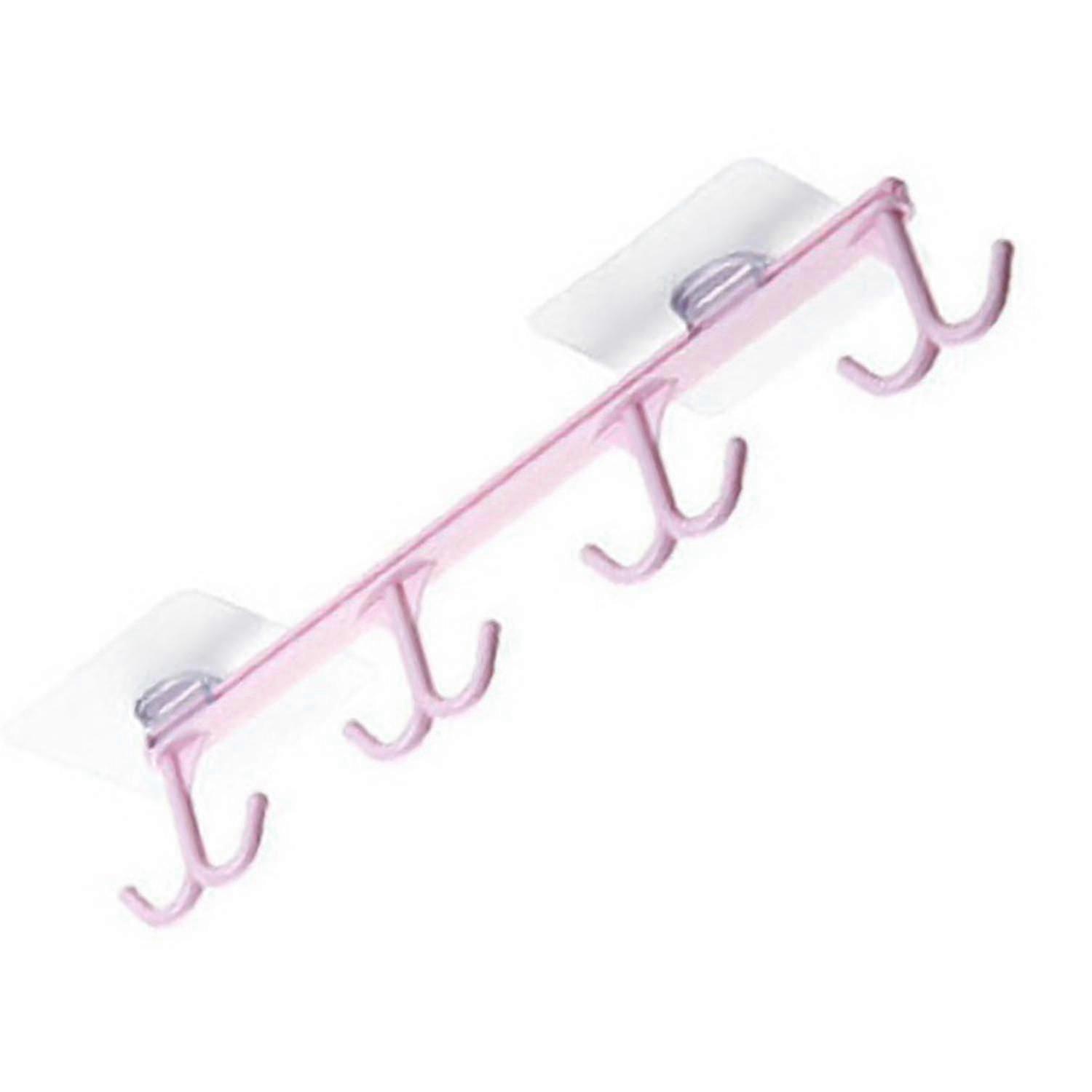 Stable Creative Wall Hanging Storage Hook for Home Organizer - Pink