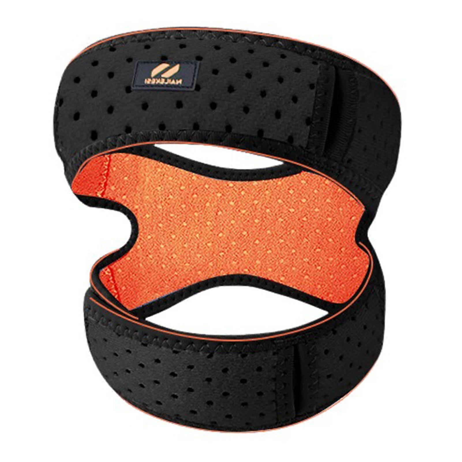 Lightweight Double-Layer Knee Brace with Open Patella and Adjustable Straps - Comfortable, Breathable, Anti-Slip Design for Support and Mobility