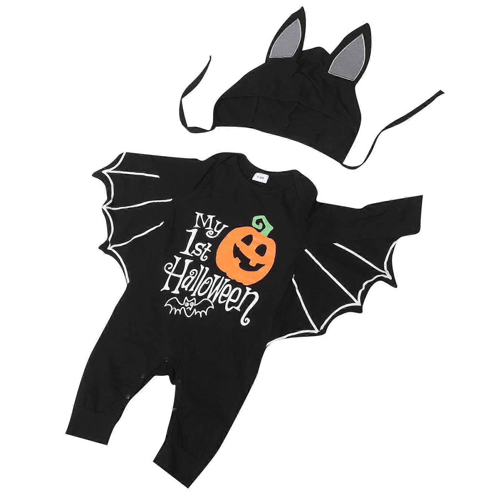 Bat Sleeve Baby Romper Photography Sessions Outfit Comfortable Assorted Color 1 Set