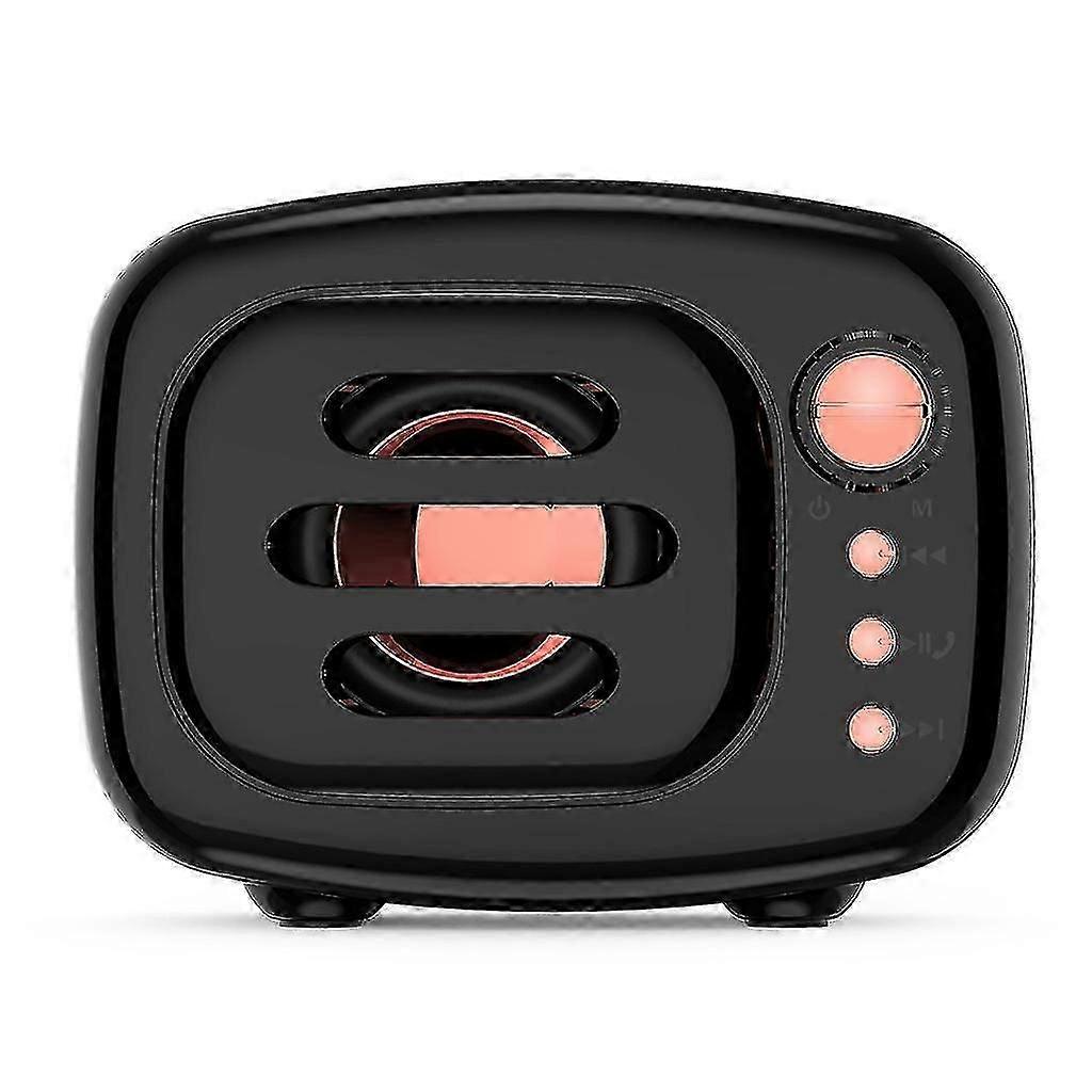 Small Wireless Nostalgic Speaker Mobile Phone 5.0 Support Tf Usb Rechargeable
