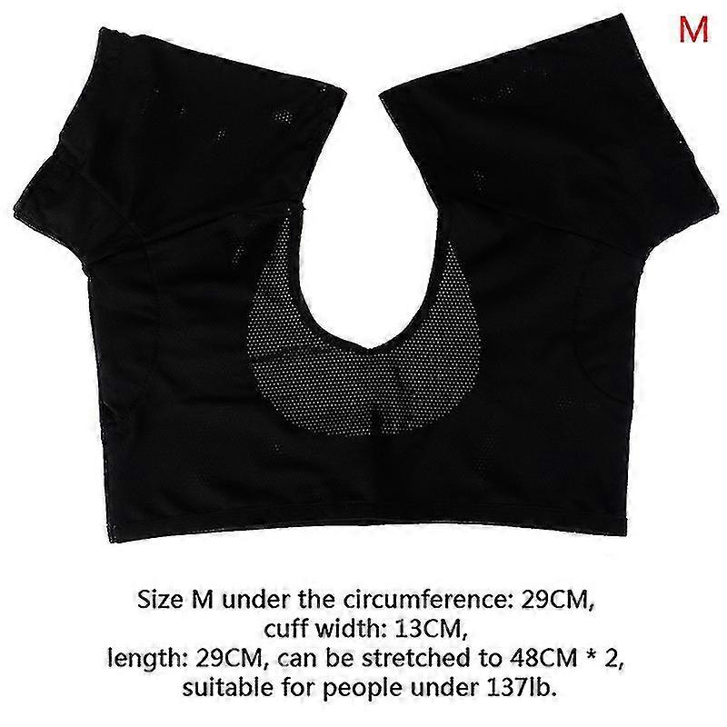 سترة رياضية بالإبط وسادات واقية لامتصاص العرق ، 1 قطعة ، حجم M / L ، عالية الامتصاص ومقاومة للرائحة