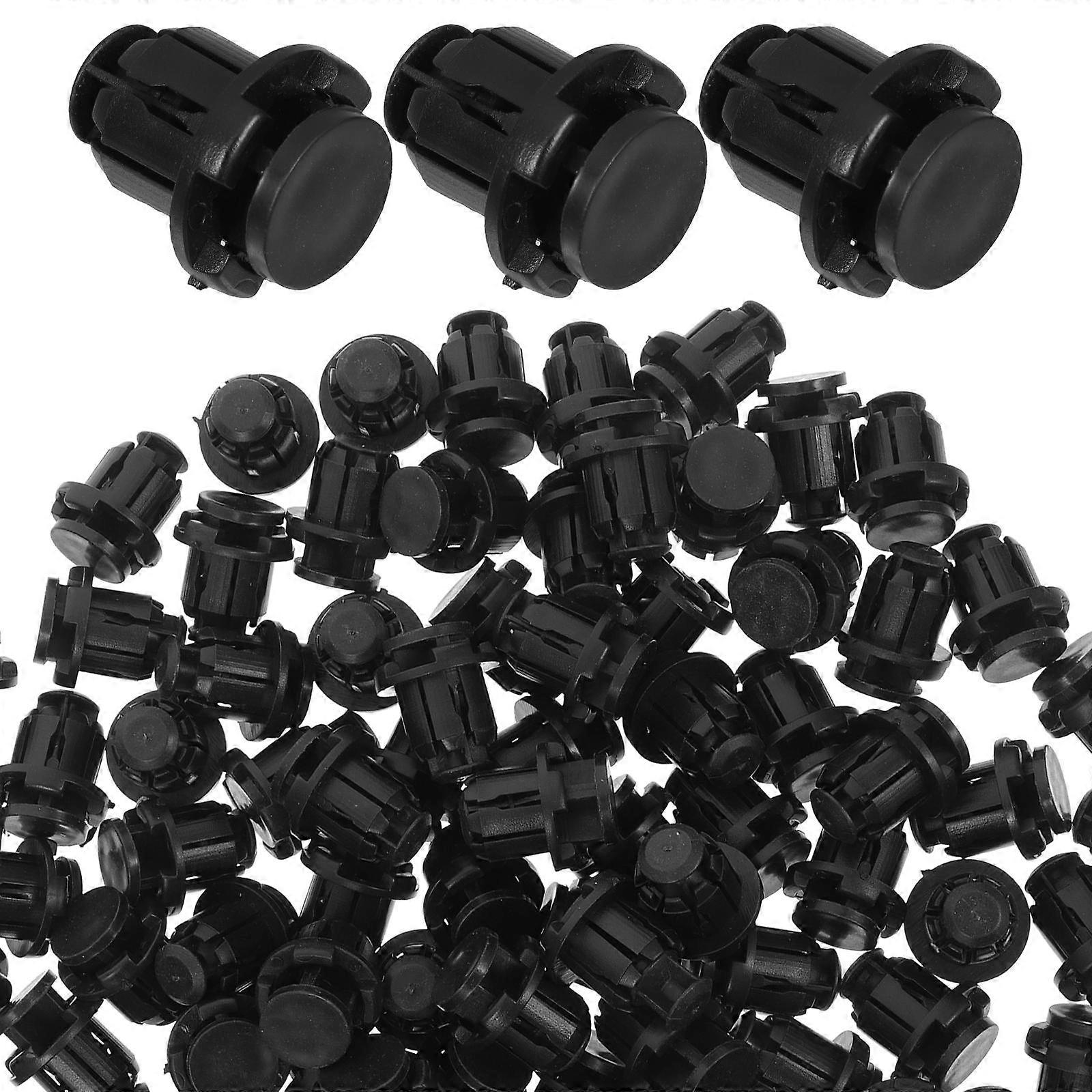 100pcs Snap Fasteners Kit for Car Front Bumper Clips, Easy Installation Retainer Clips to Protect Vehicle Underside and Minimize Wear and Tear,
