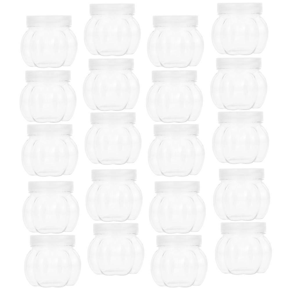 Transparent Pumpkin Candy Jars Cookie Jar for Party 20Pcs Storage