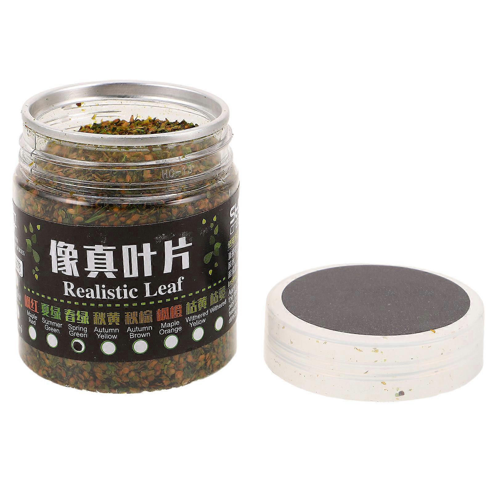 Miniature Realistic Leaves for DIY Model Railway Scenery, Fairy Garden & Diorama Crafting Projects – Creative Display Supplies Packaging