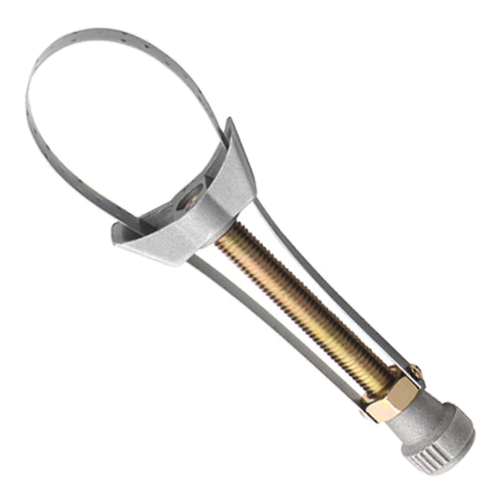 Adjustable Oil Filter Wrench for 60mm to 120mm Diameter Filters, Compatible with Cars and Trucks, Heavy-Duty Design