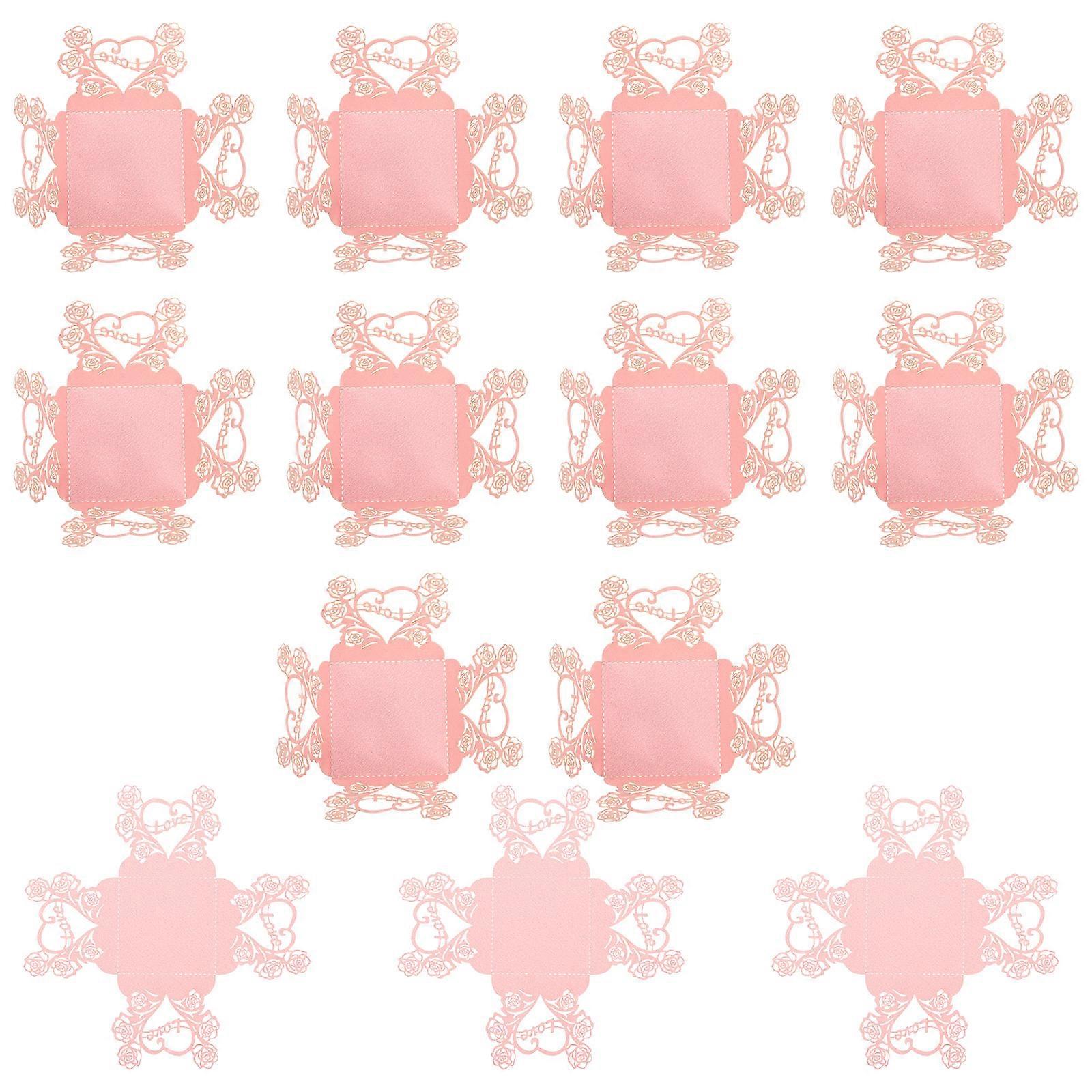 50Set Chocolate Wrapping Papers For Festivals Weddings Parties And Corporate Events In Shiny Pink Cardstock