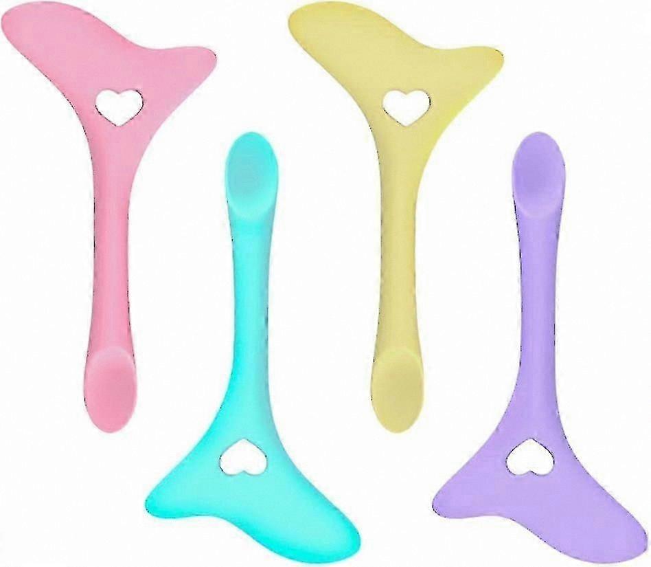 4Pcs Reusable Silicone Eye Makeup Stencils for Winged Eyeliner Application