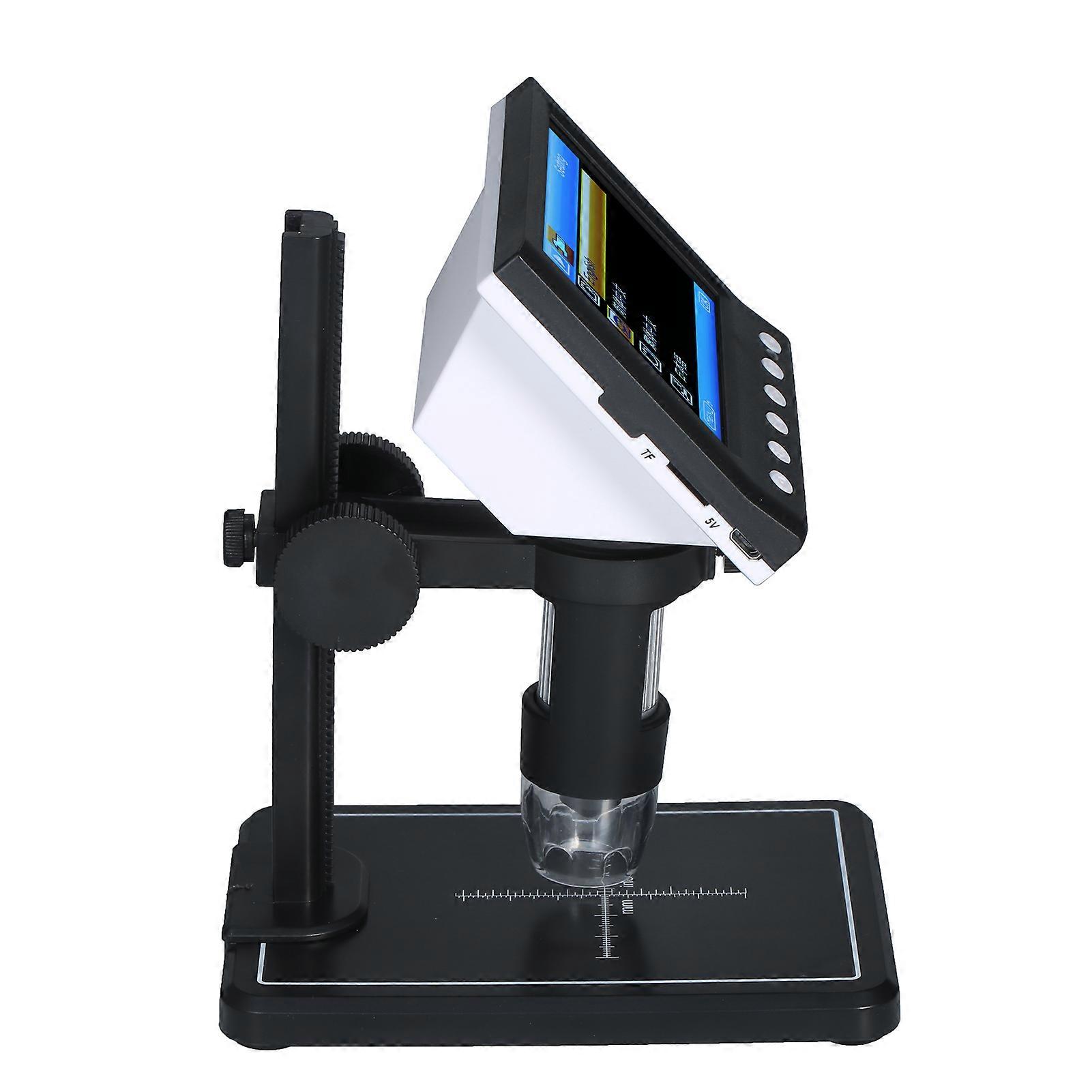 Digital Microscope 4.3inch LCD 1000X Magnification Portable Microscope Video Camera Microscope with 8 Adjustable LED Light