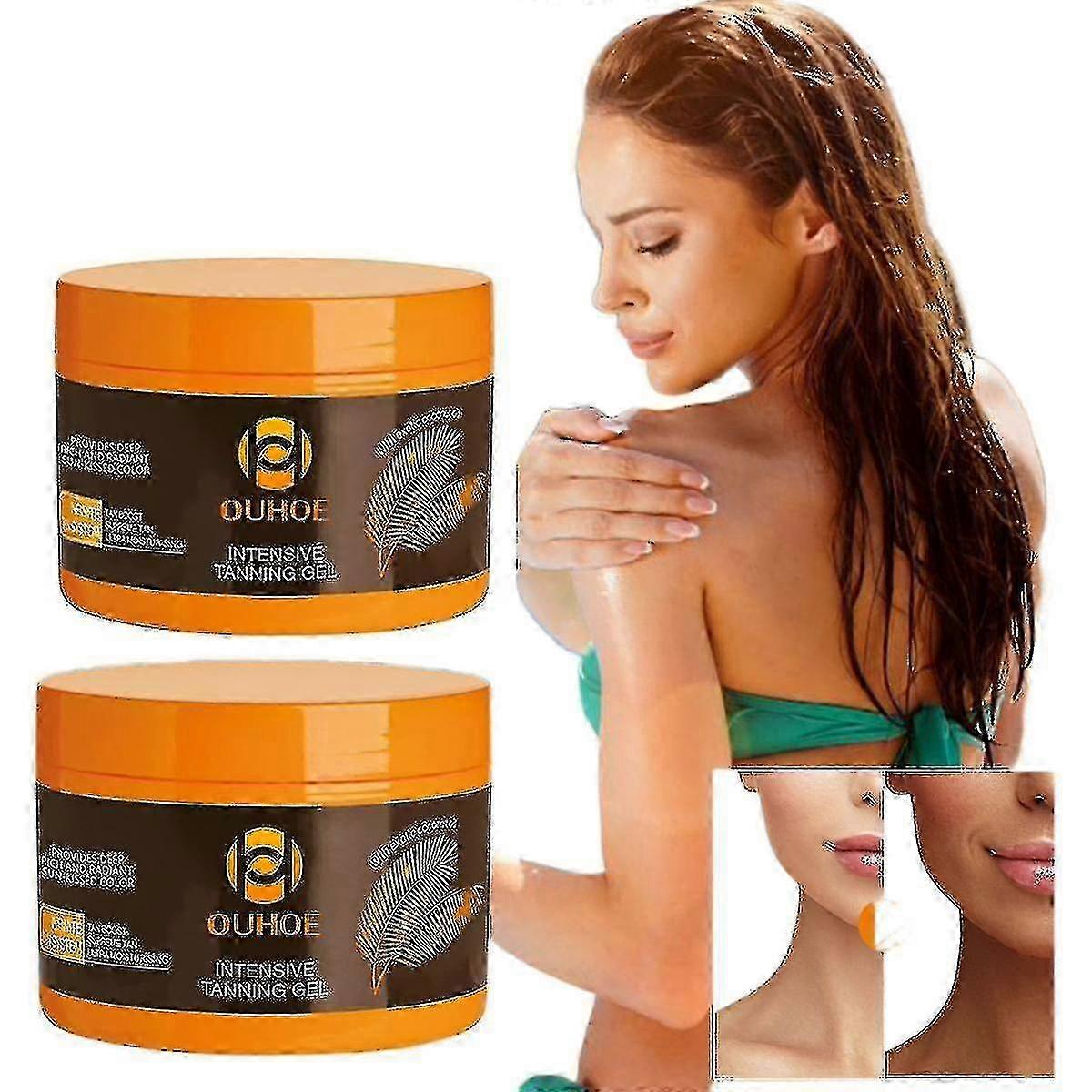 OUHOE Black Gel Self tanning Lotion