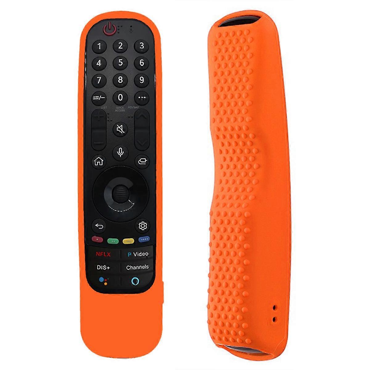 Silicone Remote Cover for Smart TV an-MR21 MR22,Orange