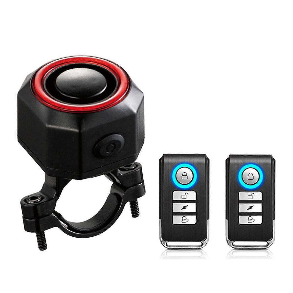 Bicycle Alarm Bike Rear Lamp Burglary Alarm Wireless Anti Theft Vibration Motion Sensor IP65 Waterp