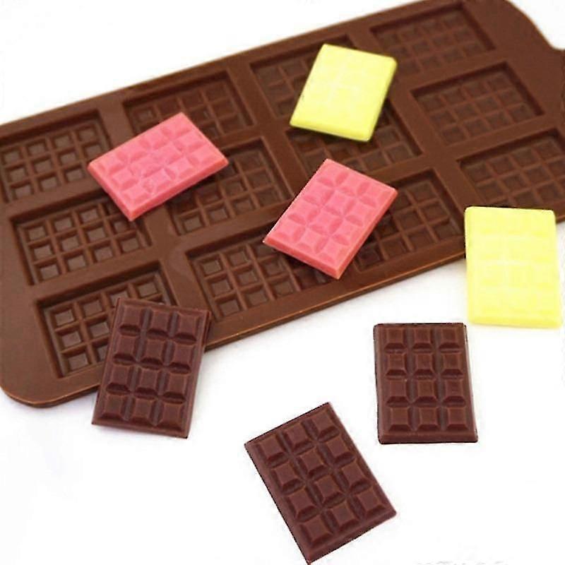 12 Grids Silicone Chocolate Cake Pudding Mold Kitchen Baking DIY Tools Accessory
