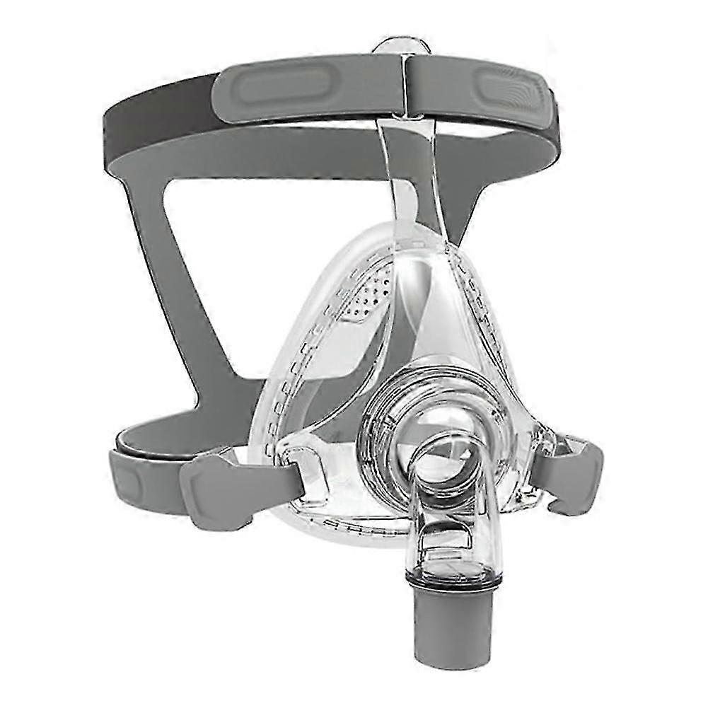 suitable for most cpap machines, full face mask with headgear, elbow swivel and cushion