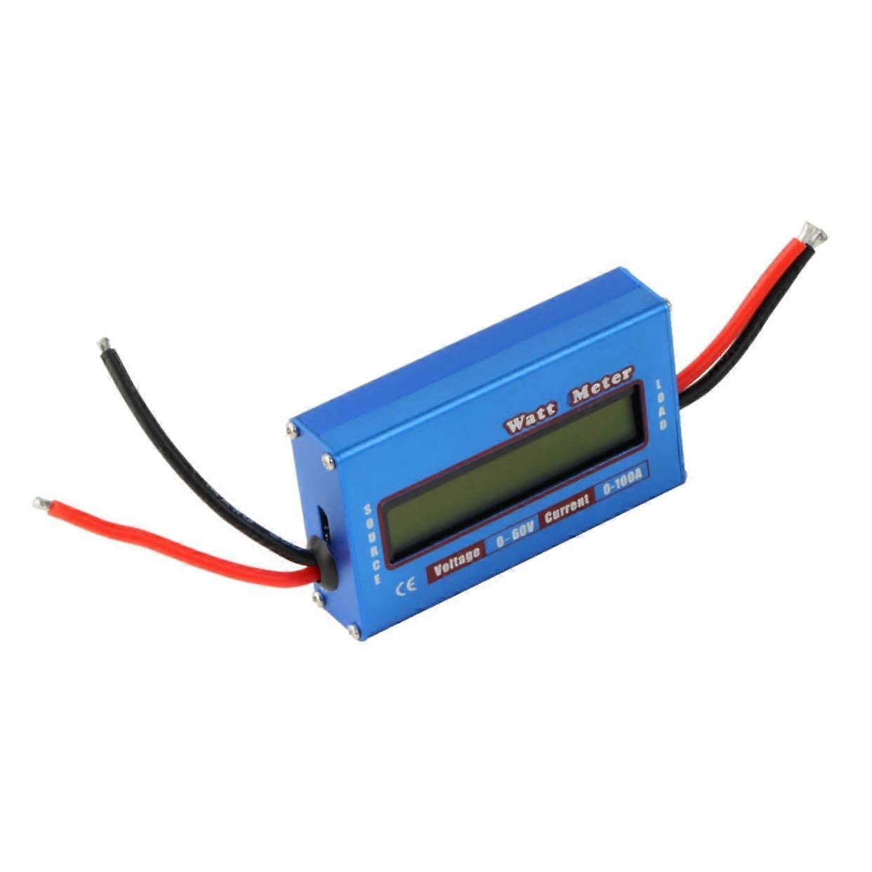 Smart Battery Monitor Rc Helicopter Digital Lcd Watt Meter Dc 60v 100a Battery Power Analyzer Checker