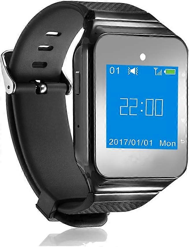 2025 Neuestes Modell Pfleger Pager Wireless Smart Call Button Krankenschwester Anruf Alarm Vibration für ältere / Patient / Deaktivieren zu Hause 1 Empfänger