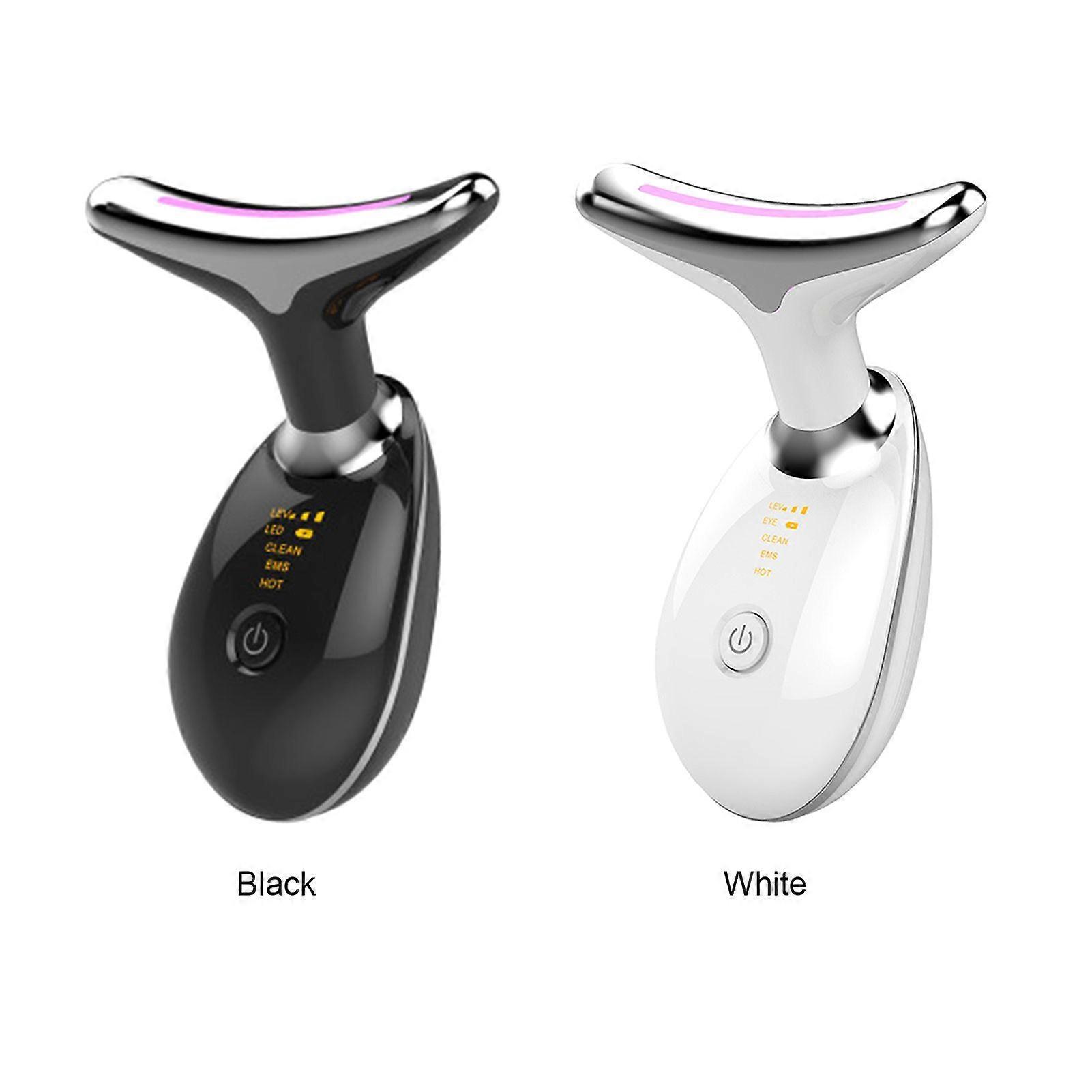 Bestauty Neck Device Ion-introduction Nutrition Three-gear Adjustment Sonic Vibration Color Light Rejuvenation Anti-early Aging