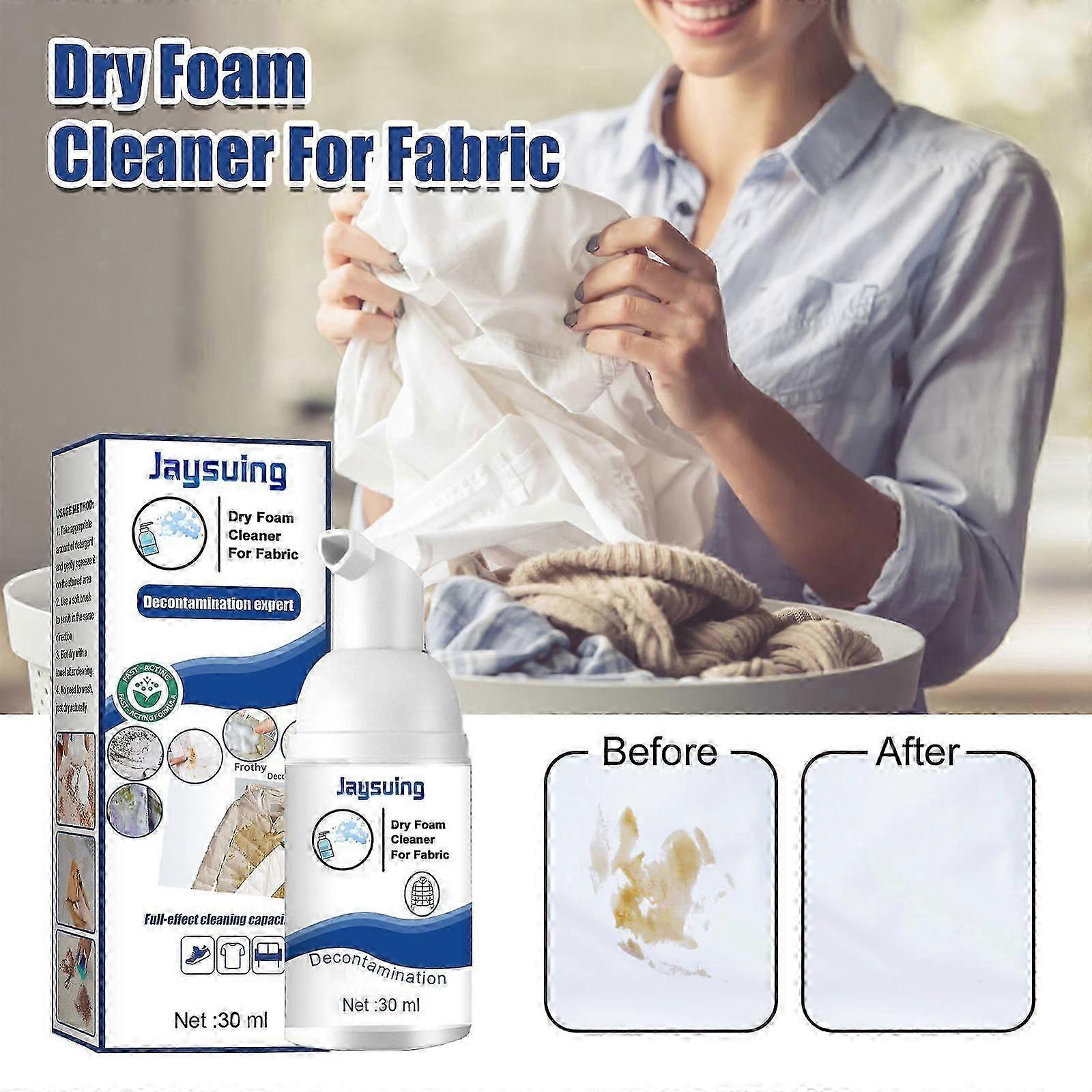 Foam Cleaner for Stubborn Stains - Effective Laundry Cleaning for Jackets, Carpets & Clothes