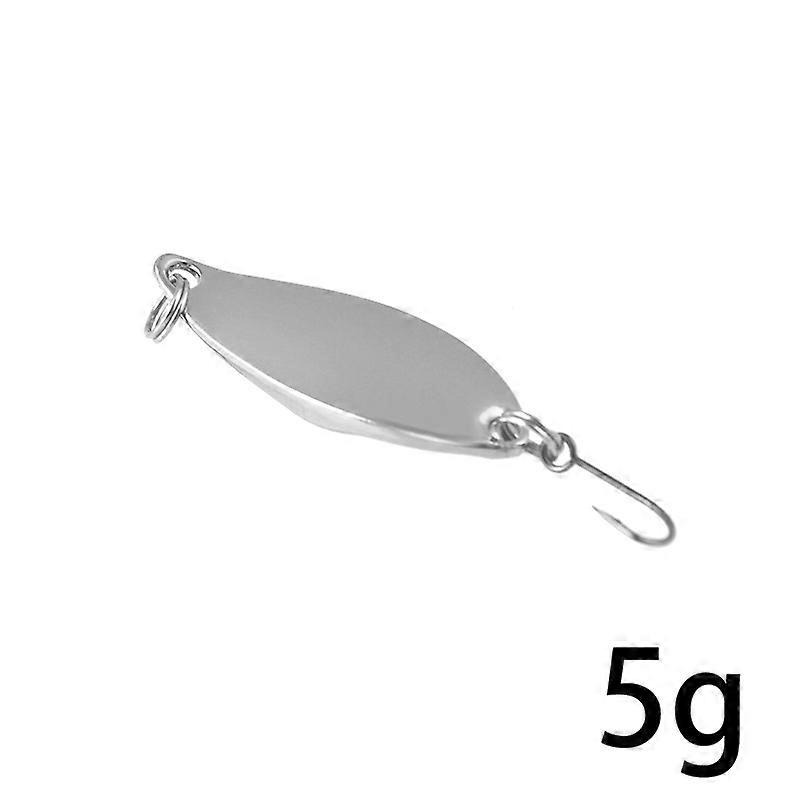 Fishing lures, 5 pieces per pack with single hook, long-distance casting for full water layer search