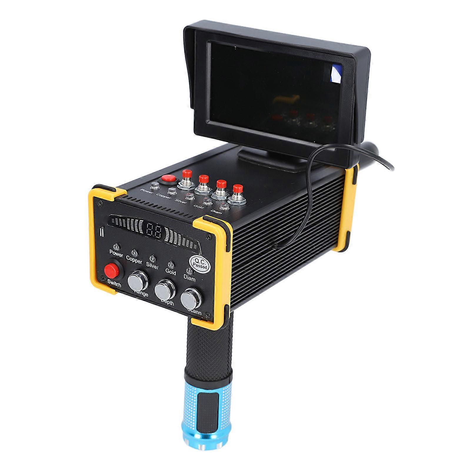 Professional Metal Detector 15m Depth LCD Display Night Vision