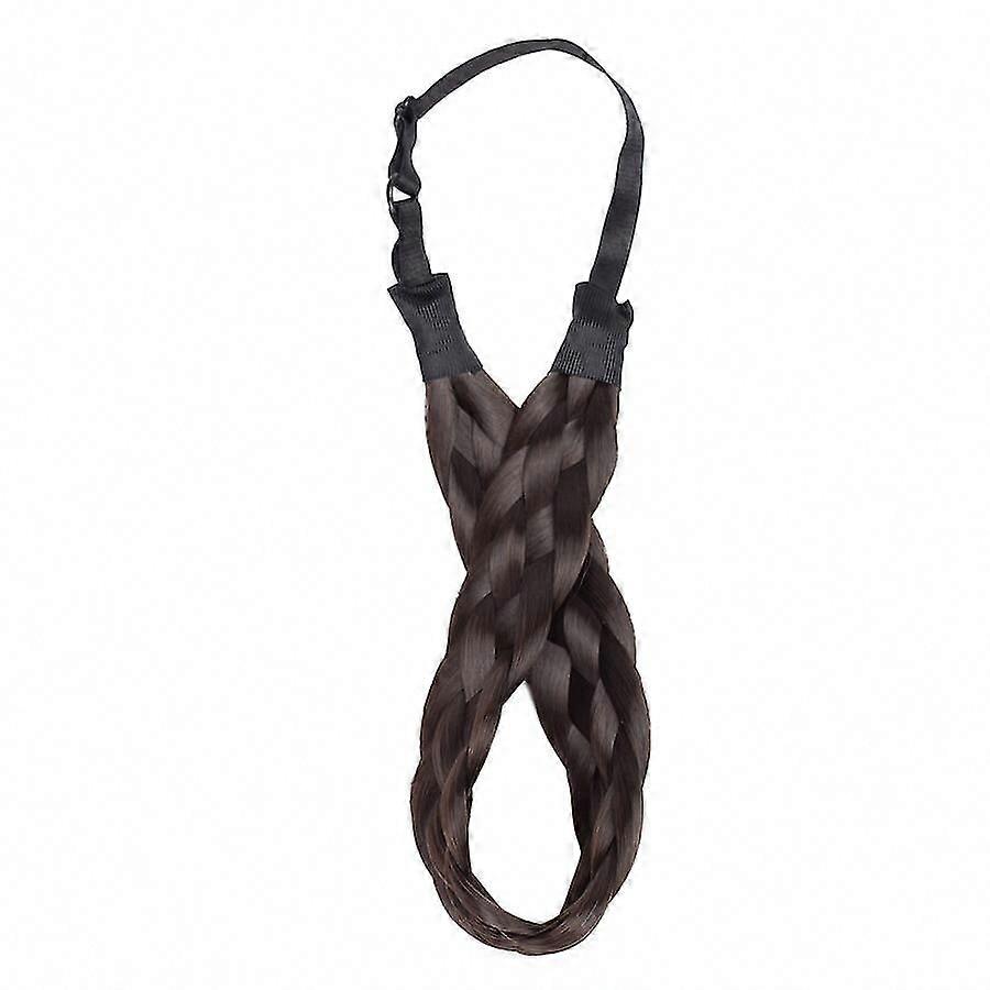 Accesoriu de bandă de păr cu cordon elastic împletit împletit gros pentru femei