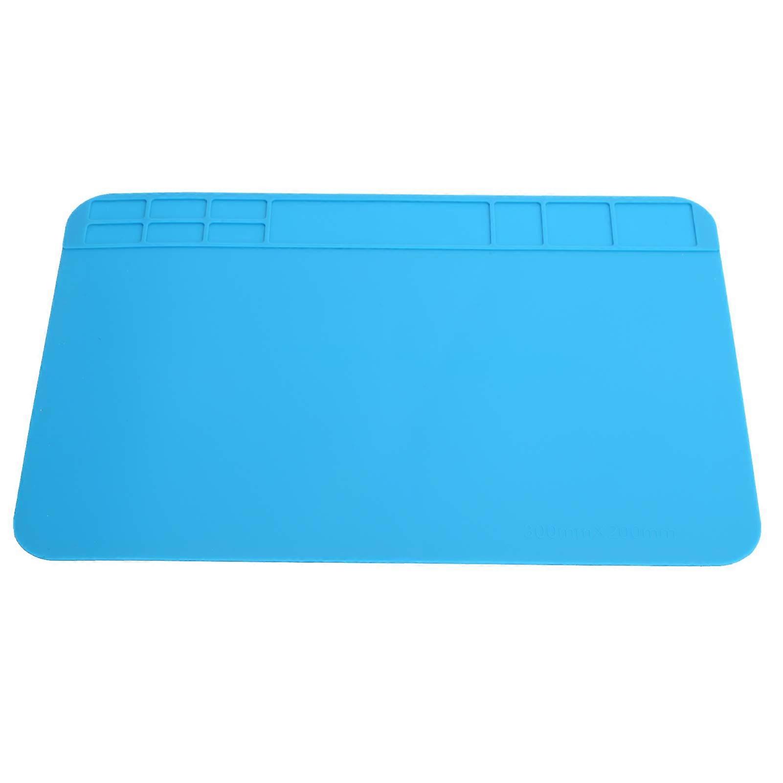 Silicone Heat Resistant Solder Station Mat AntiSlip Pad For Electronics Desk Maintenance Platform