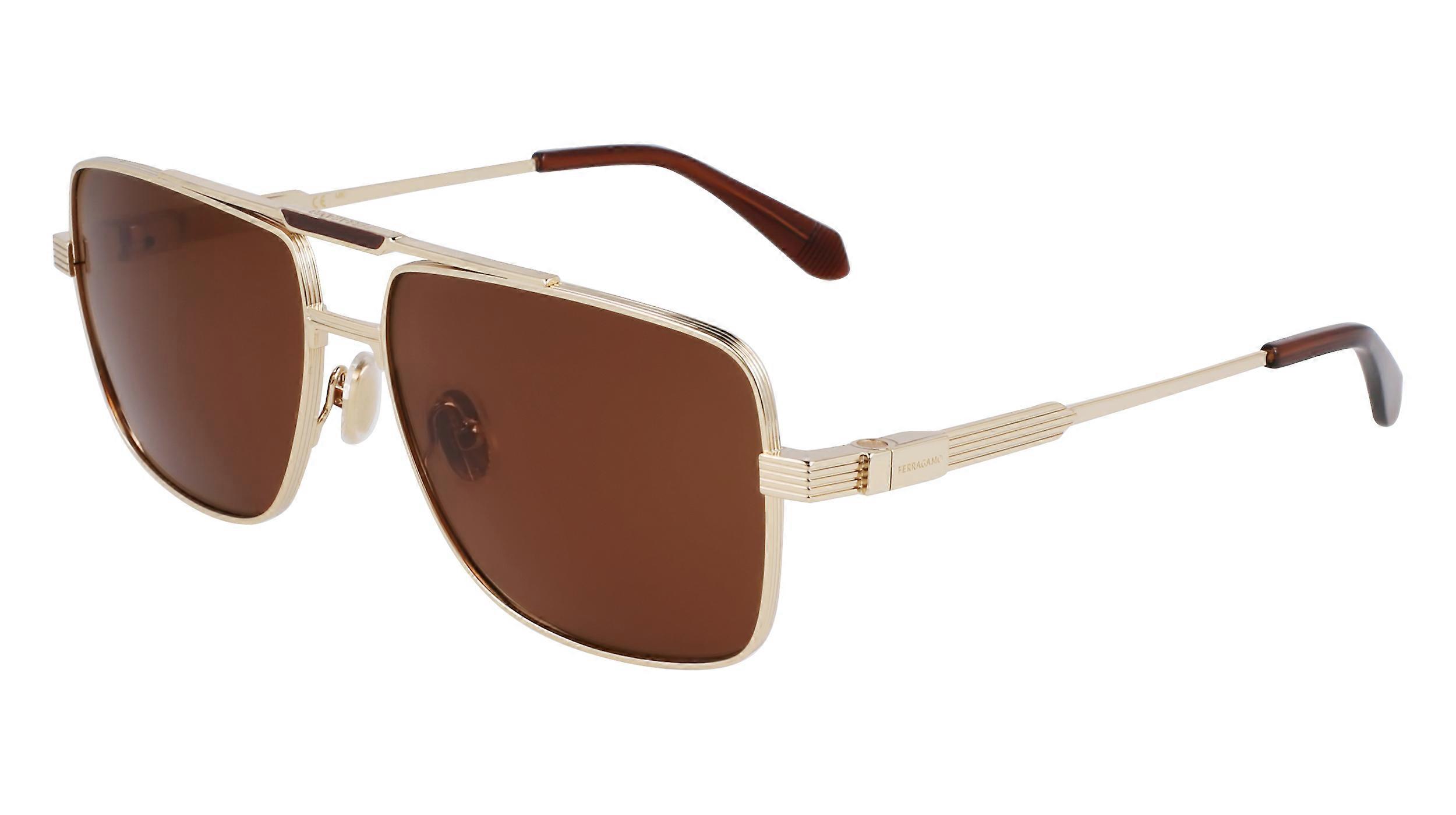 Sunglasses FERRAGAMO SF318SP 710 GOLD 60/15/145 MALE