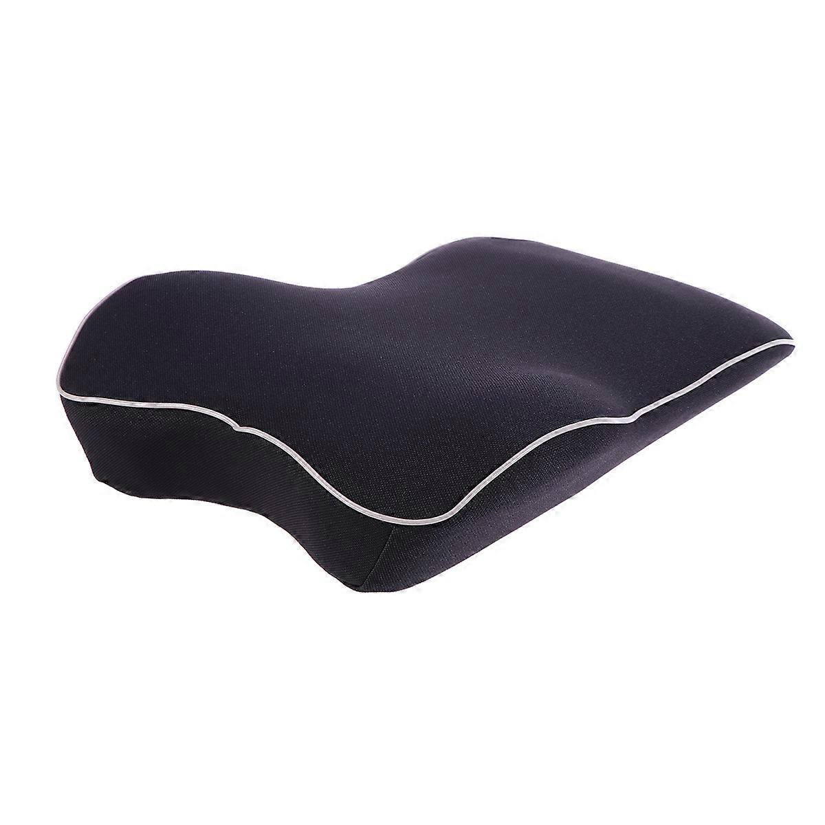 Black Memory Car Lumbar Support Cushion for Back Protection