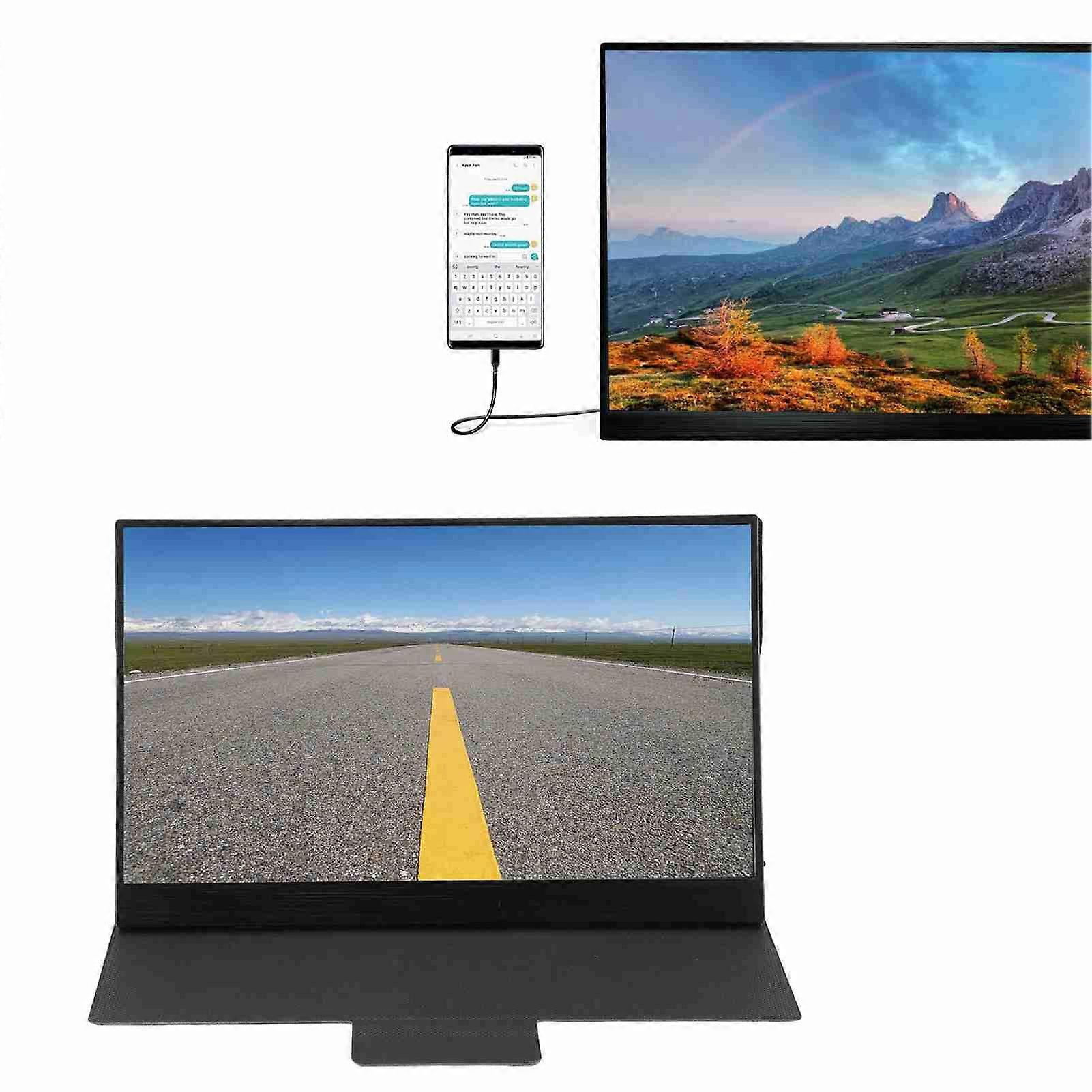 Tragbarer Monitor T16A 15" 1080P IPS Typ-C Leichtes Display