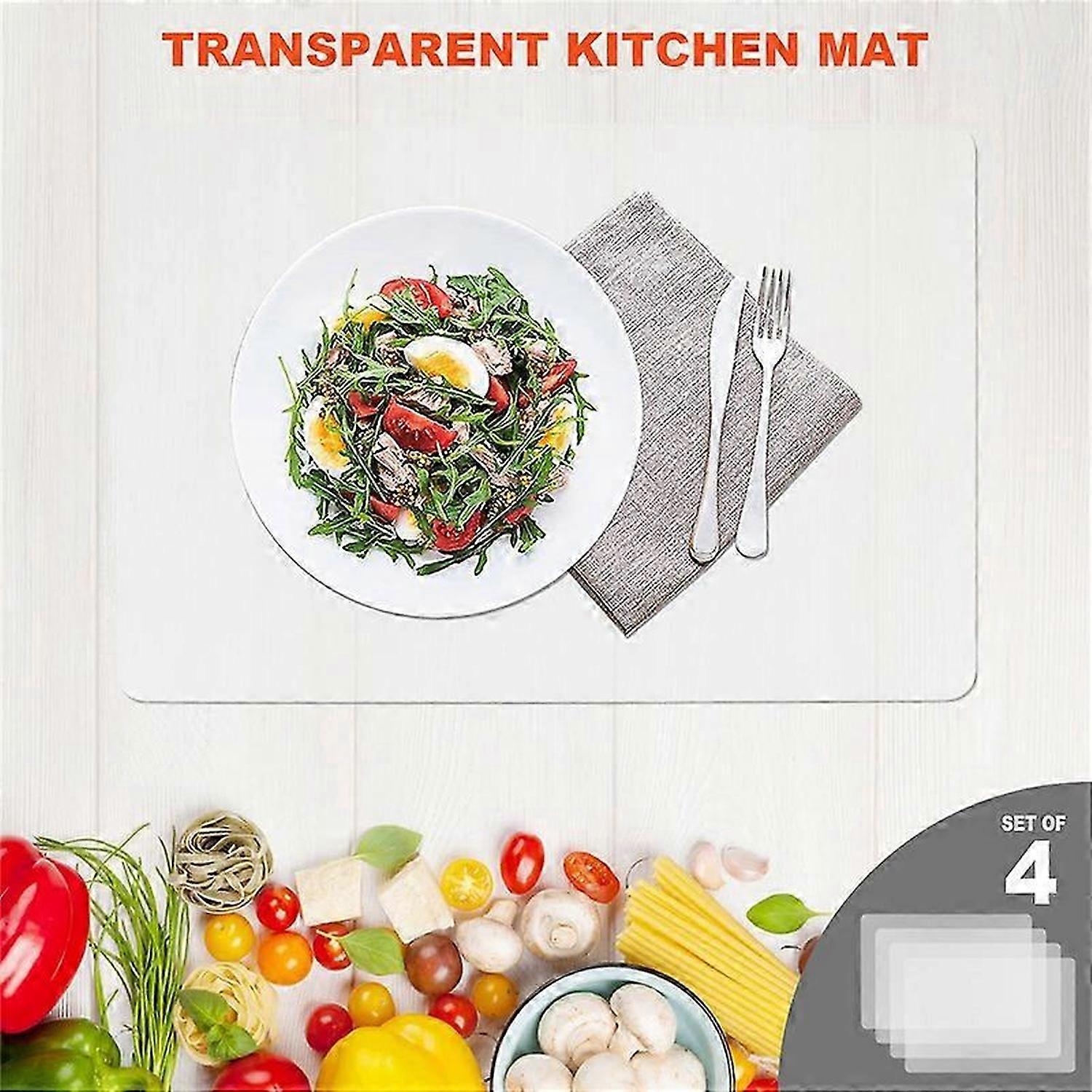 Transparent Kitchen Mat,Coffee Table Mat,Table Protector