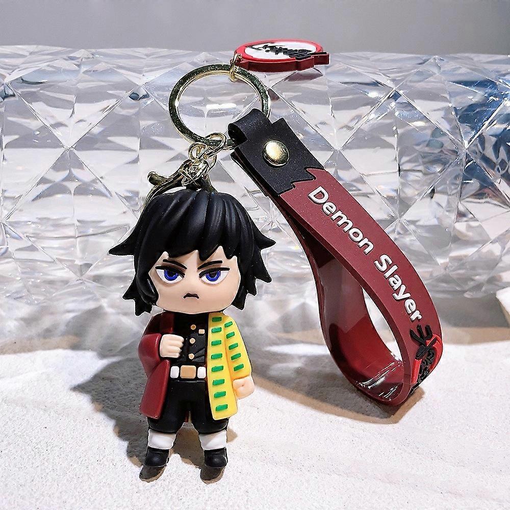 Demon Slayer Keychain Figure Doll - Pandantiv creativ de desene animate pentru genți, mașini și cadouri pentru
