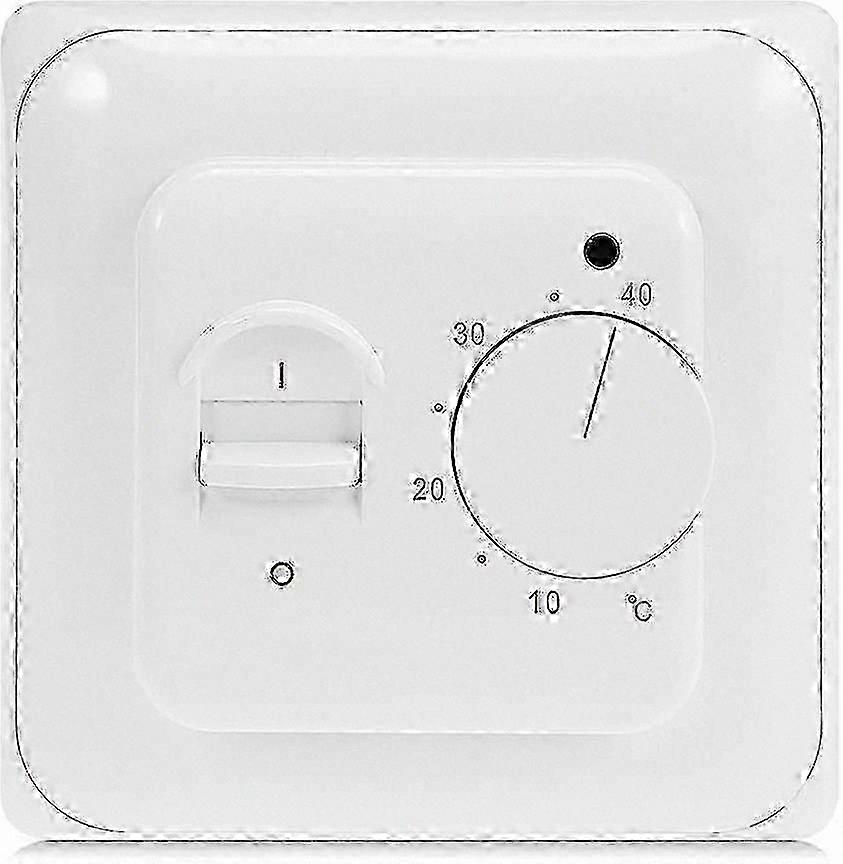Programmable Electric Floor Heating Thermostat with AC 220V 16A Sensor, Mechanical Thermostat Controller for Radiant Heat Flooring Systems