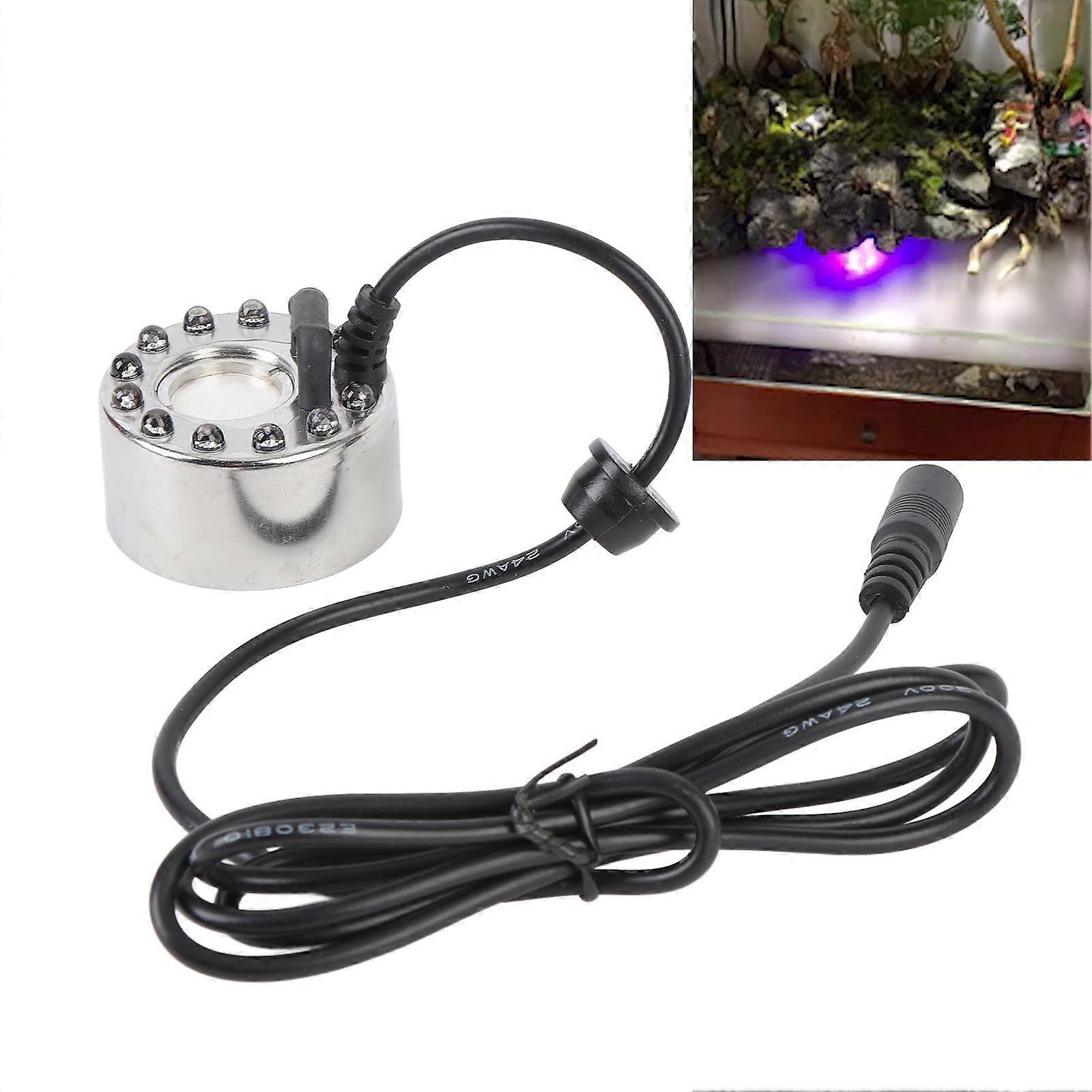 Mist Maker Fogger 350mL/H with 12 LED Color Changing 24V EU Plug