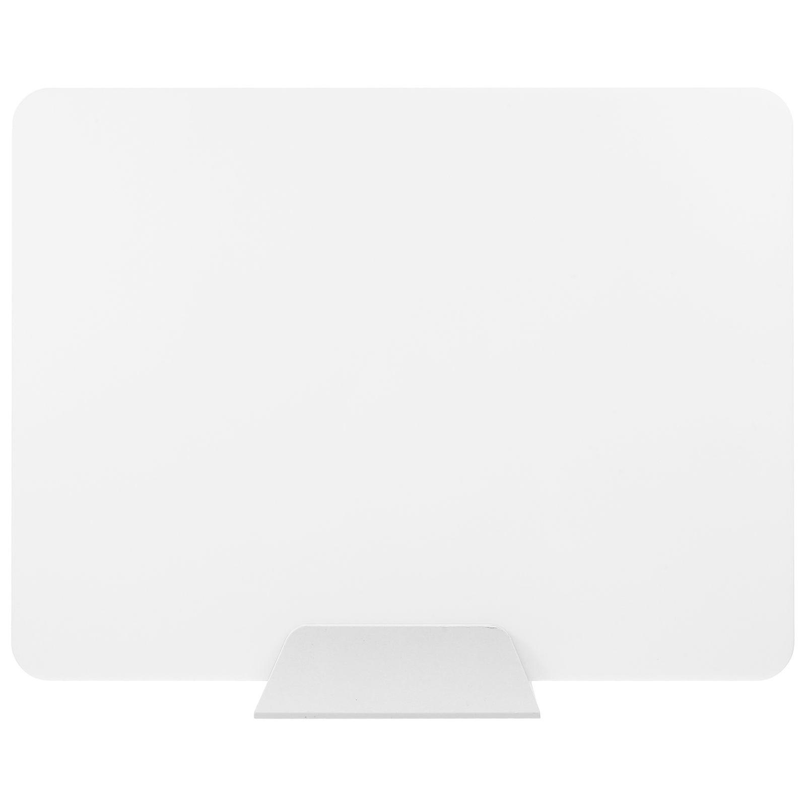 Acrylic Desk Divider: Freestanding Desktop Privacy Partition with Support Feet for Students Testing Study Workspace Office Easy to Install and Clean