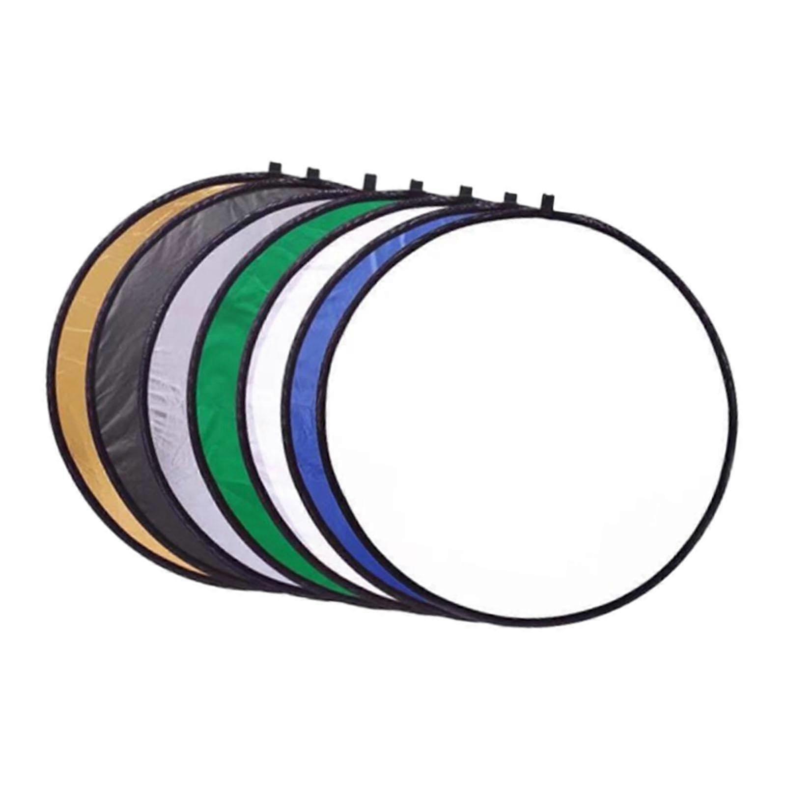 Photography Reflectors, 7-in-1 Collapsible Round Set with Storage Bag, 80cm