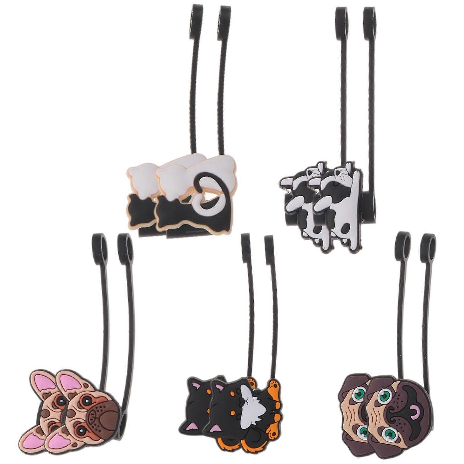 Drinking Straw Caps Silicone Straw Plug for Decoration 10Pcs