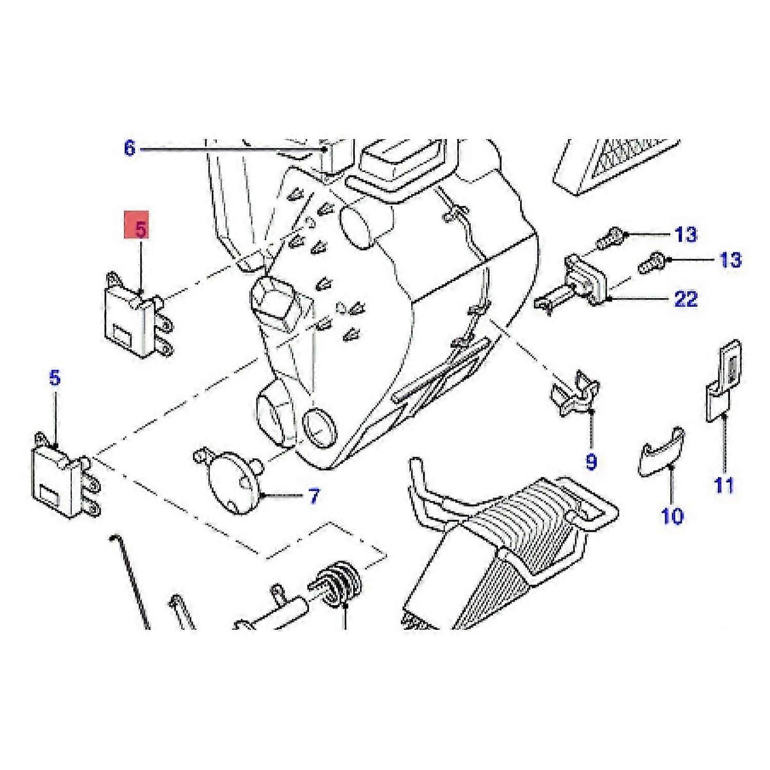 Car A/C Heater Temperature Control Actuator 95VW-19E616-AC