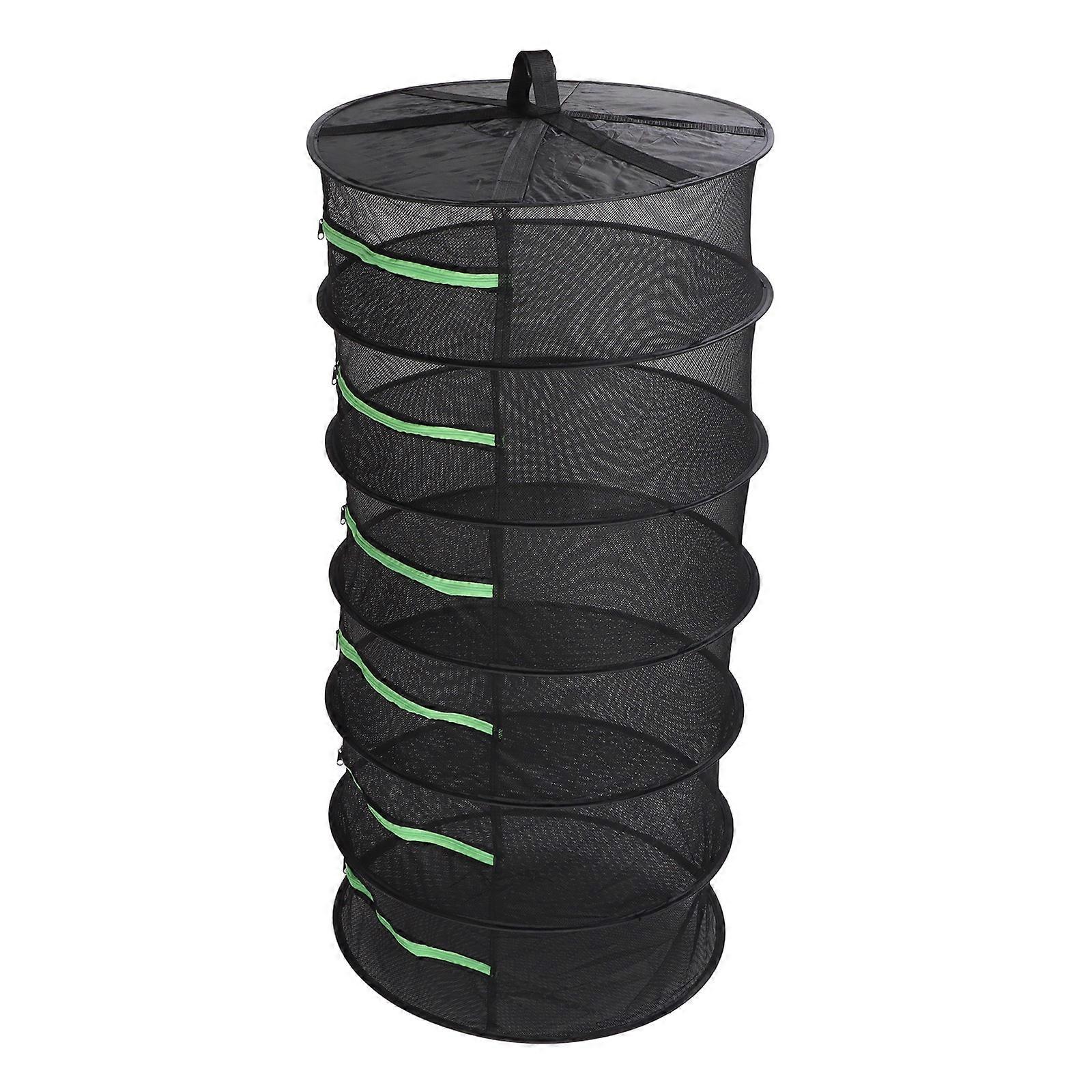 Drying Rack Breathable Mesh Hanging Foldable Dryer With Zippers Ring