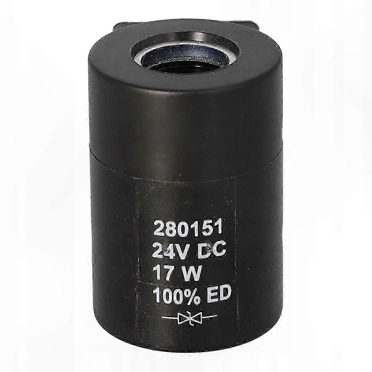 17W 24V DC Hydraulic Solenoid Valve Coil Replacement 280151 for Various Applications
