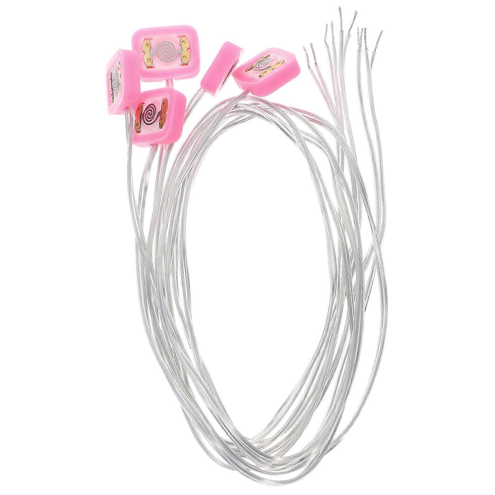 Reusable Pink Fuse Balloon Connecting Wire for Connection 5Pcs