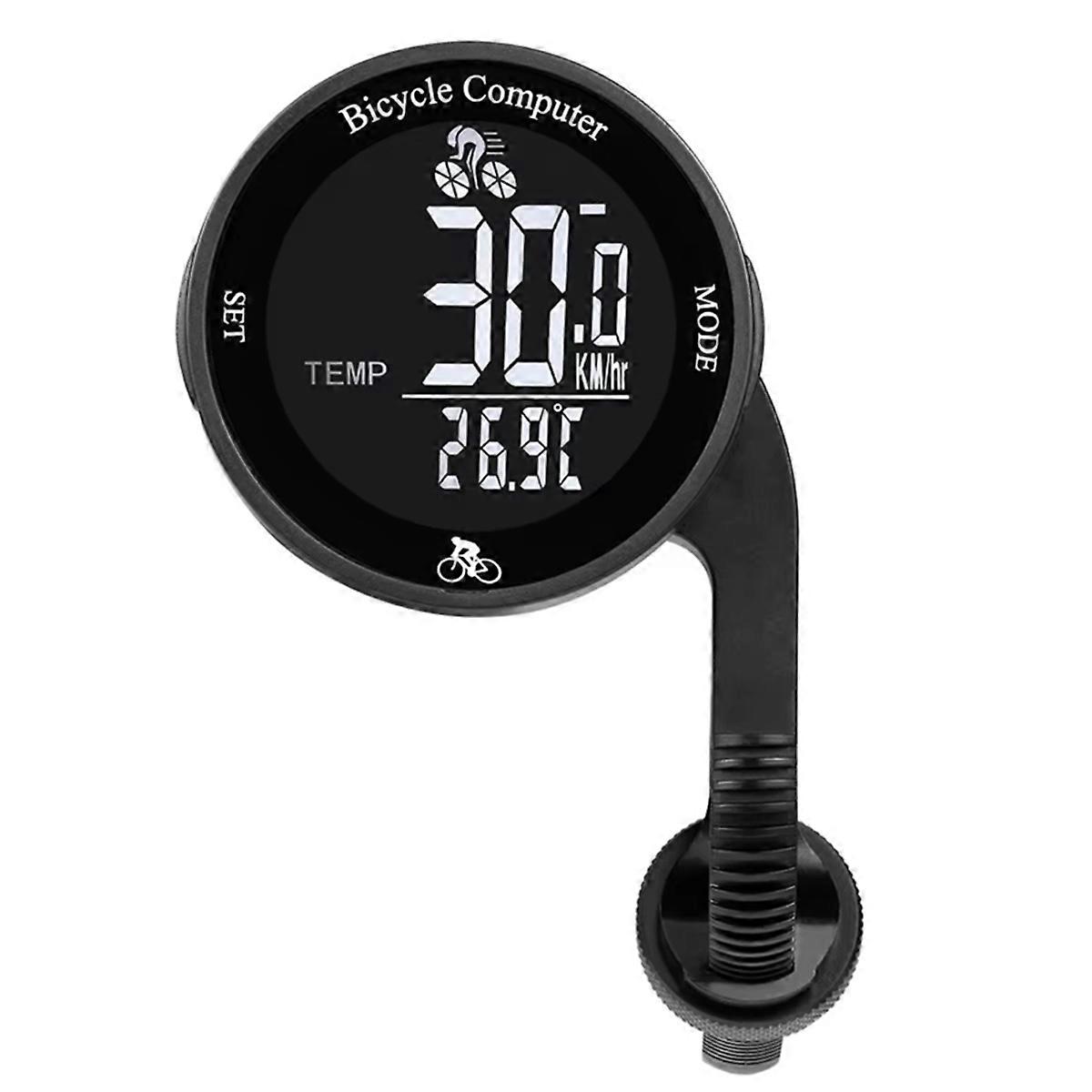 Bike Computer Wireless Cycling Speedometer Waterproof Smart Bicycle Odometer LCD Screen Cycling Spee