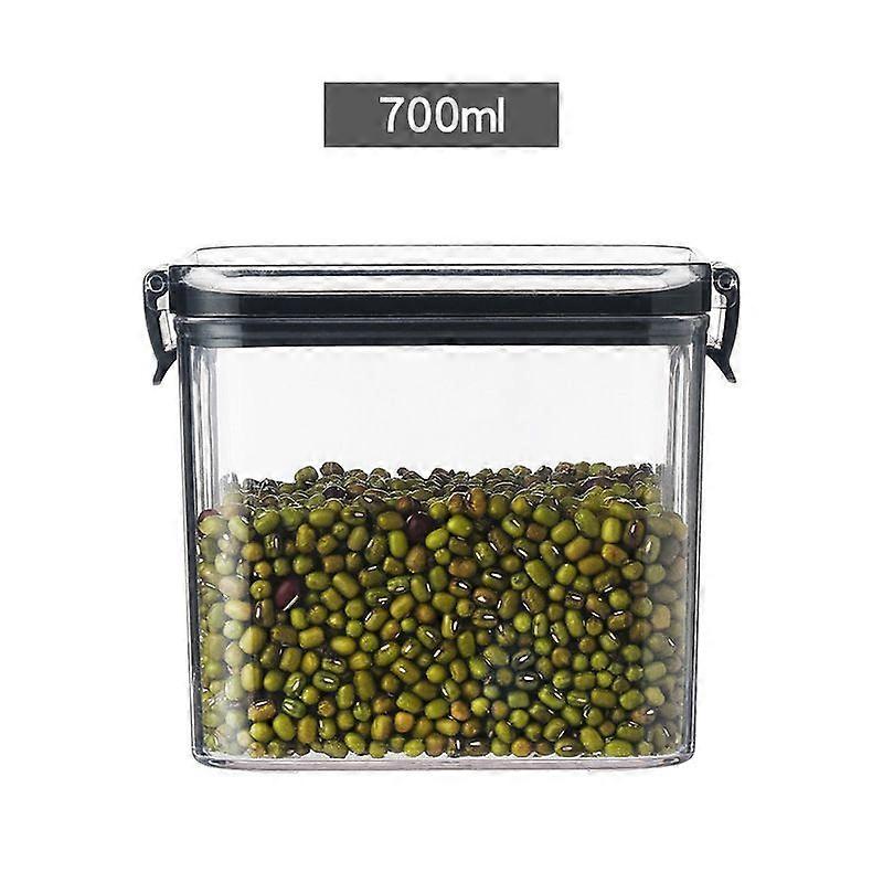700ML square transparent sealed storage tank