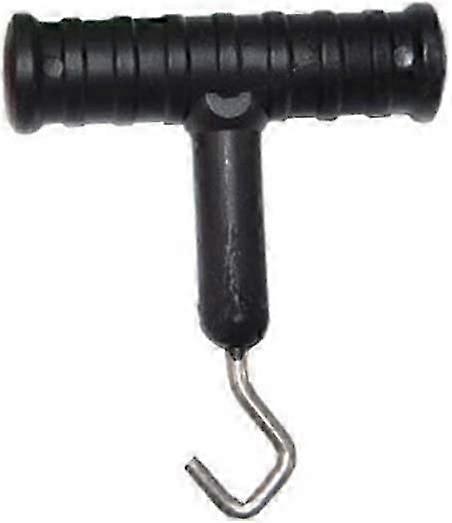 Carp Fishing Bait Rig Hook Puller T-type Knot Tool Terminal Tackle(black)