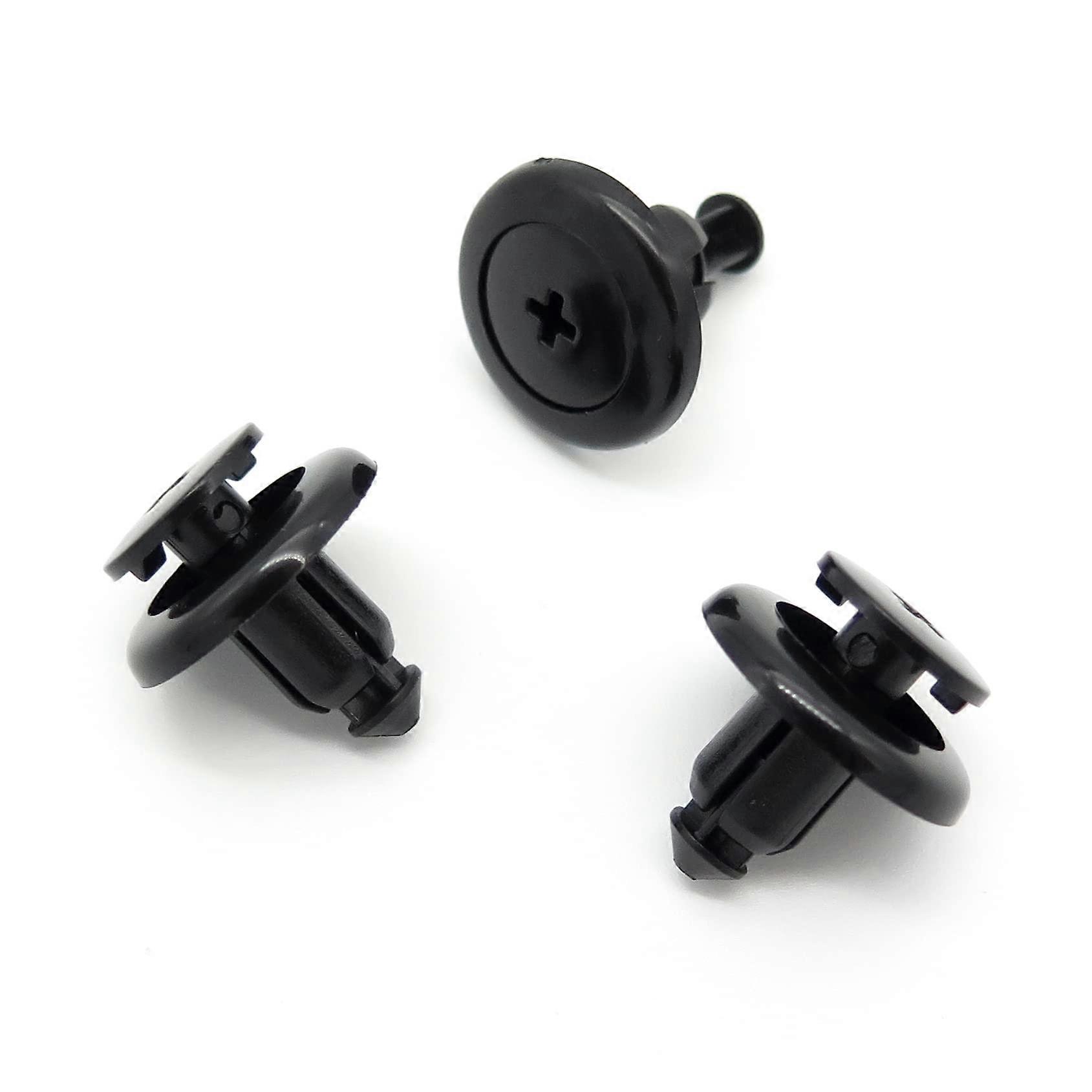 Fasteners Black Aluminium Front Wheel Arch Lining And Mudguard Clips For Ford Ranger Pack Of 10
