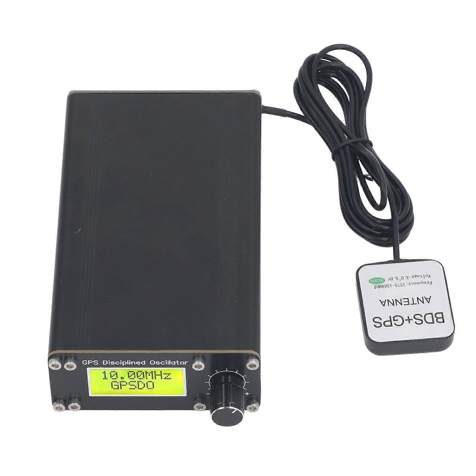 Oscillateur régulé par GPS OCXO 10 MHz Sortie d'onde carrée GPSDO Horloge régulé par GPS DC12 V
