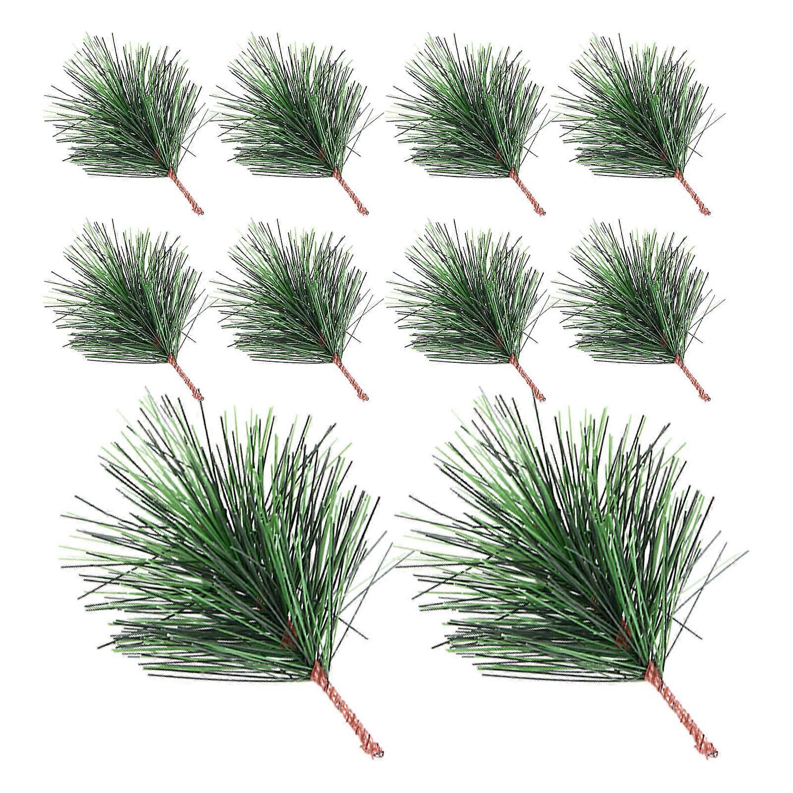 Green Pine Picks for Christmas Branches Decoration with 240Pcs