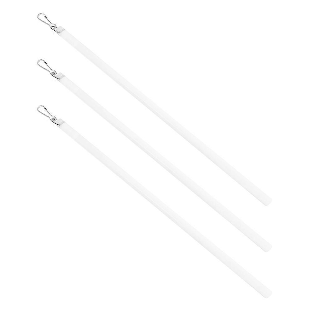 Transparent Acrylic Blind Wand with Hook for Curtain Opening 9Pcs