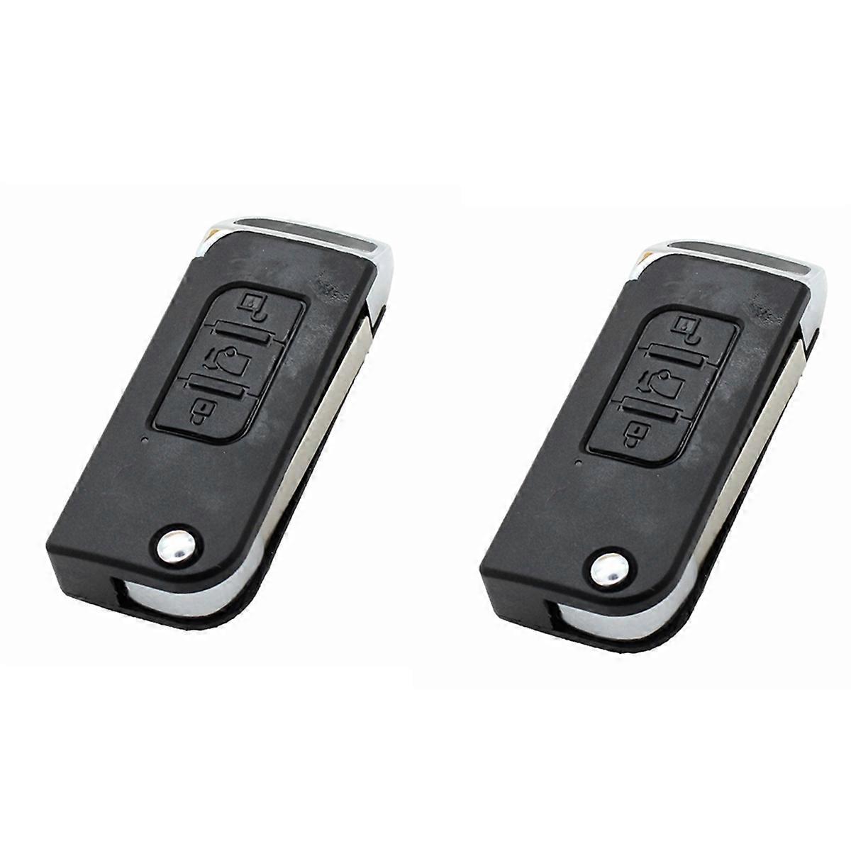 Suitable for Three-Button Folding Remote Control Key Bag, Car Key Bag