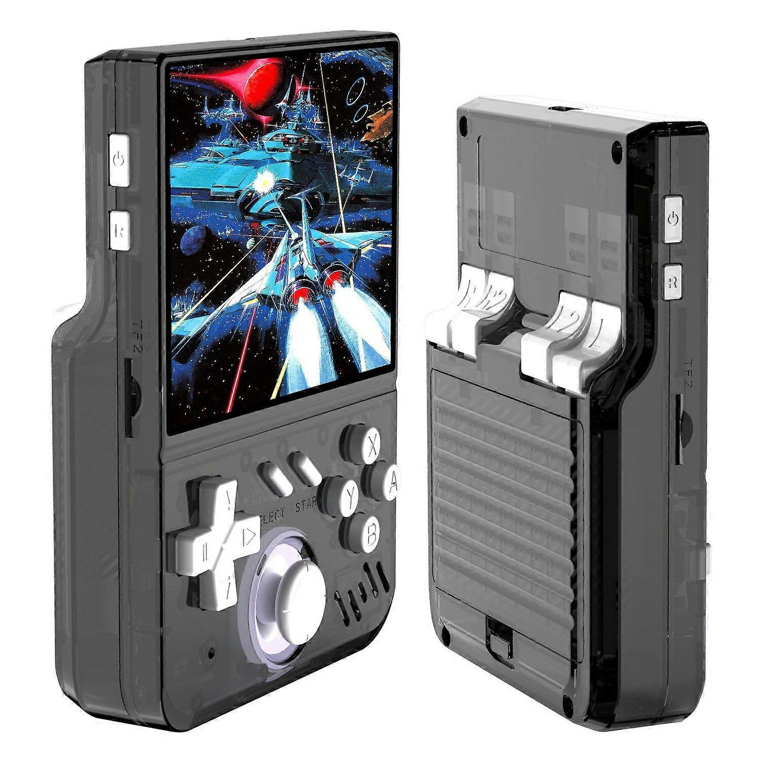 4pc My Mini 64G Portable Retro Handheld Game Console Open Source - Transparent Black