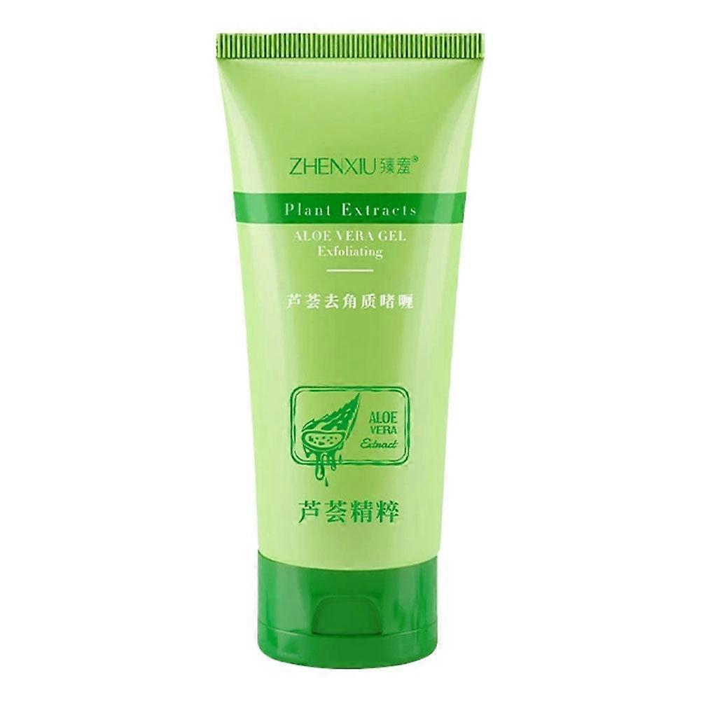 Aloe Vera Exfoliating Gel 100ml Natural Daily Face Cleanser Pore Refining Moisturizing Multi Use For All Skin Types